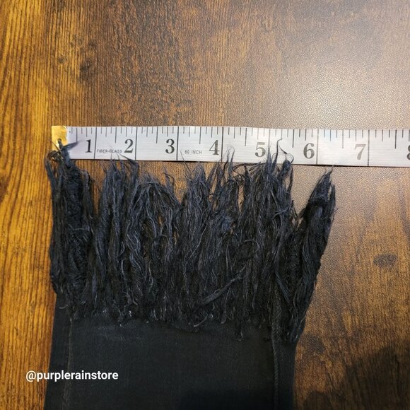 American Eagle Jeans 00 S Jegging Crop Hi Rise Next Level Stretch Fringe Hem - Picture 12 of 14